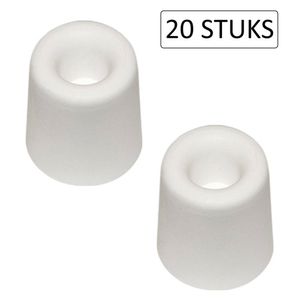 Hofftech Deurstopper Rond Wand 30 x Ø 40 mm. (20 stuks)