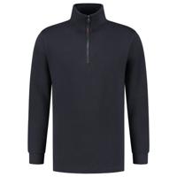 Tricorp sweater ritskraag - Casual - 301010 - marine blauw - maat XL