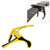 Plastic Guitar Capo voor 6-snarige akoestische klassieke elektrische Guitarra tuning Clamp muziek instrument accessoires (geel)