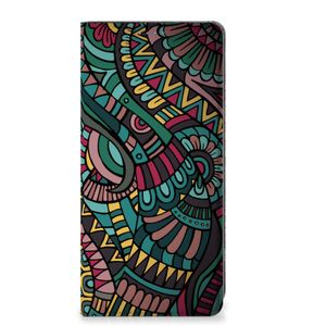 OnePlus 11 Hoesje met Magneet Aztec