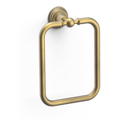 Handdoek ring Clasic | Wandmontage | 18.2 cm | Messing mat
