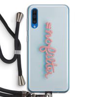 #nofilter: Samsung Galaxy A50 Transparant Hoesje met koord