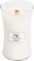 WW White Teak Large Candle - Woodwick