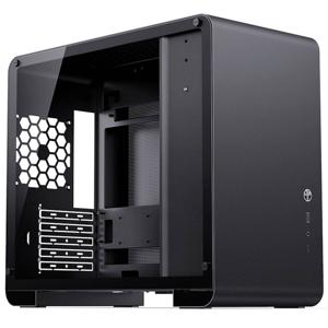 Jonsbo Jonsbo U4 Mini Micro-ATX-Gehäuse, Tempered Glass - schwarz Micro-tower Behuizing, Gaming-behuizing, PC-behuizing
