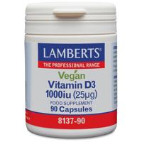 Vitamine D3 1000IE 25mcg vegan 90 Capsules