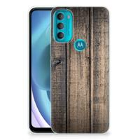 Motorola Moto G71 5G | Bumper Hoesje | Steigerhout