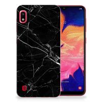 Samsung Galaxy A10 TPU Siliconen Hoesje Marmer Zwart - Origineel Cadeau Vader - thumbnail