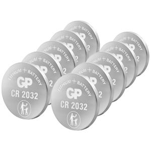 GP Batteries Knoopcel CR2032 3 V 10 stuk(s) Lithium GPCR2032STD900C10