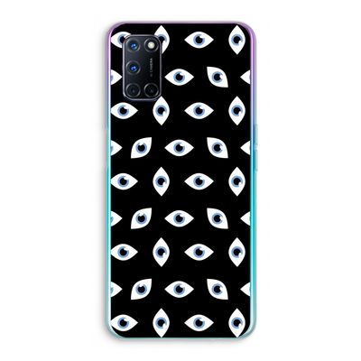 Eyes pattern: Oppo A52 Transparant Hoesje