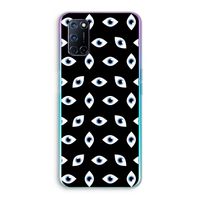 Eyes pattern: Oppo A52 Transparant Hoesje