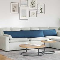 VidaXL Sofa kussens 2 pcs blauw 200 x 40 cm stof