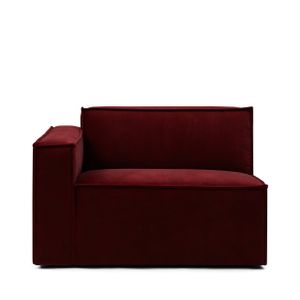 Rivièra Maison Modulaire Bank The Jagger Corner Links, Velvet - Vineyard Burgundy