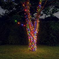 VidaXL 5 st lichtslinger met 200 led&apos;s solar binnen/buiten meerkleurig