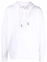 AMI Paris hoodie en coton à logo - Blanc