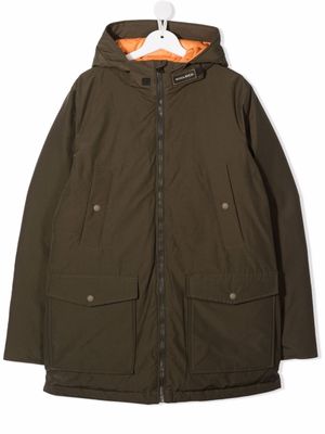 Woolrich Kids doudoune à capuche - Vert