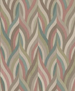 Dutch Wallcoverings Arabesque - Arabesque Red Teal - Multi