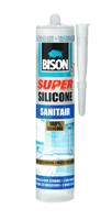 Bison Super Silicone Sanitair Transparant Crt 300Ml*12 Nlfr - 6304517 6304517