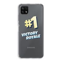 Victory Royale: Samsung Galaxy A22 5G Transparant Hoesje