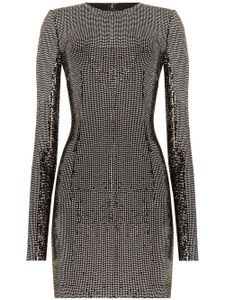 Dolce & Gabbana robe courte à ornements de sequins - Argent