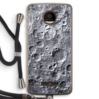 Maanlandschap: Motorola Moto Z Force Transparant Hoesje met koord