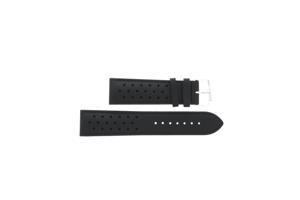 Horlogeband Tissot T1064071605100 / TISSOT V8 / T600038321 Leder Zwart 22mm