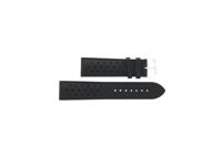 Horlogeband Tissot T1064071605100 / TISSOT V8 / T600038321 Leder Zwart 22mm