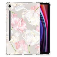 Samsung Galaxy Tab S9 Siliconen Hoesje Lovely Flowers