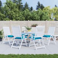 VidaXL Palletkussens 6 st 50x50x7 cm oxford stof lichtblauw