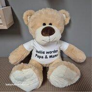 Knuffel Beer Boris Jullie worden papa en mama