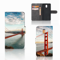 Nokia 3 Flip Cover Golden Gate Bridge - thumbnail