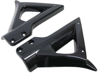 Voorspatbord beugelset Peugeot Vivacity tot bj.2008 zwart metallic