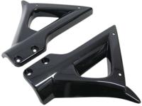 Voorspatbord beugelset Peugeot Vivacity tot bj.2008 zwart metallic