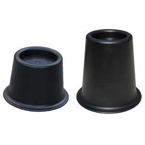Bedverhogers klossen 14 cm | Per set van 4 stuks | Stoelverhogers | Meubelverhogers | Zwart | PR60706-L