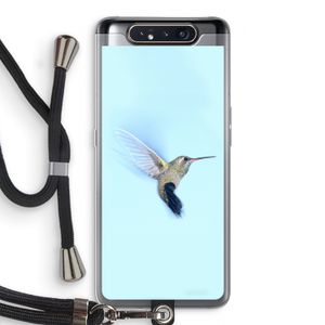 Kolibri: Samsung Galaxy A80 Transparant Hoesje met koord
