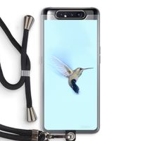 Kolibri: Samsung Galaxy A80 Transparant Hoesje met koord