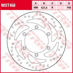 TRW Remschijf, remschijven voor de moto, MST468