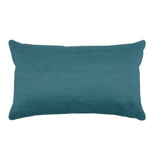 Stof Textile sierkussen Bea - petrol blauw - 30 x 50 cm - bank kussens - polyester