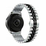 Garmin Forerunner 970 / 570 (47mm) / 255 - Stalen band - Zilver / zwart