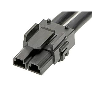 Molex 369240203 Male behuizing (kabel) Totaal aantal polen: 2 Rastermaat: 10.00 mm Inhoud: 1 stuk(s) Bulk