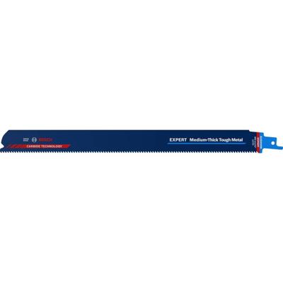 Bosch Accessories 2608900377 Expert Medium-Thick Tough Metal S 1255 HHM reciprozaagblad, 1 stuk Zaagbladlengte 300 mm 1 stuk(s)