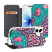 iPhone 17 | Standcase | Hoesje Cirkels en Vlinders