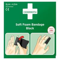 Cederroth Soft Foam Zwart 6cmx4,5m 51011021
