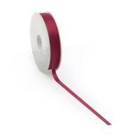 Satijnlint PREMIUM Double face 10mm x 25 meter bordeaux