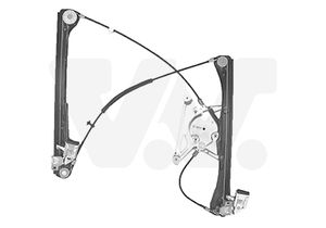 Raambedieningsmechanisme VAN WEZEL, Inbouwplaats: Links voor, u.a. fÃ¼r Audi