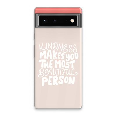 The prettiest: Google Pixel 6 Transparant Hoesje