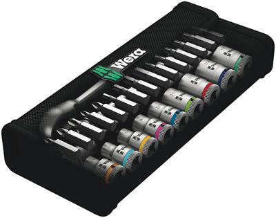 Wera 8100 SA 11 Zyklop Metal-ratelset, 28-delig gereedschapsset