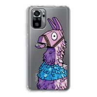 Lama: Xiaomi Redmi Note 10S Transparant Hoesje