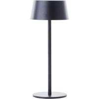 Lampada da tavolo per esterno - BRILLIANT - PICCO - LED e solare - Metallo e plastica - 5 W - Nero satinato