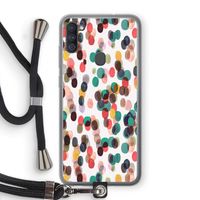 Tropical Dots: Samsung Galaxy A11 Transparant Hoesje met koord