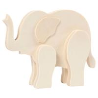 Creativ Company Houten Figuur Dier Olifant